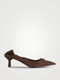 Suede Pumps