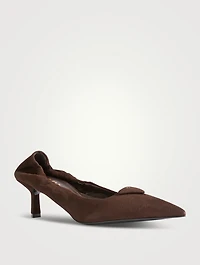 Suede Pumps