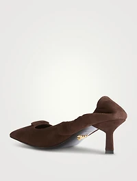 Suede Pumps