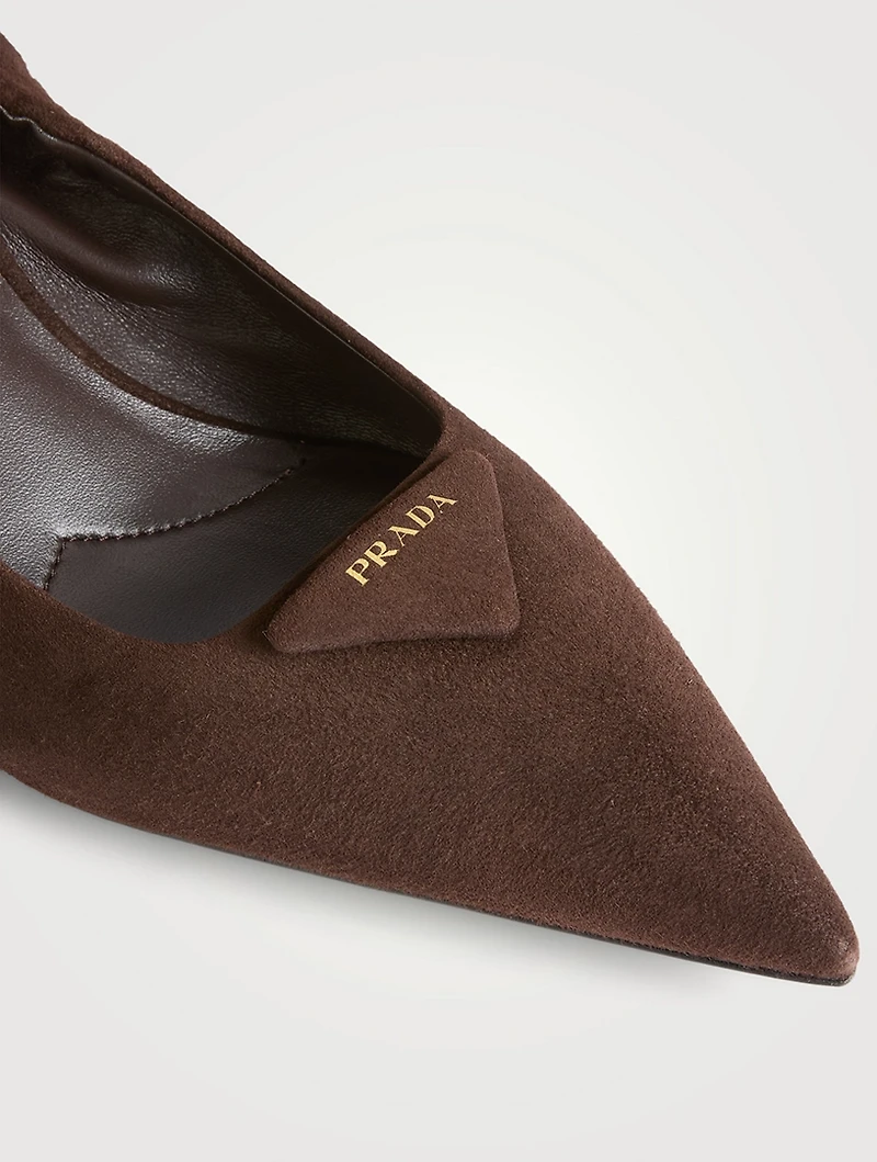 Suede Pumps