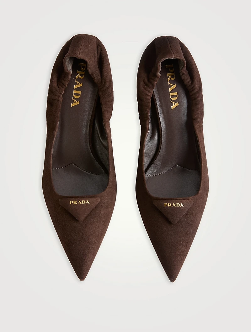 Suede Pumps