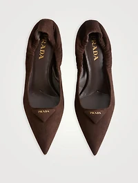 Suede Pumps