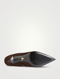 Suede Pumps