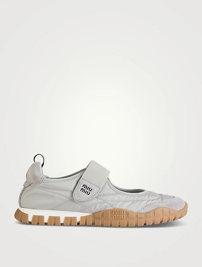 Tyre Technical Fabric Ballet Sneakers