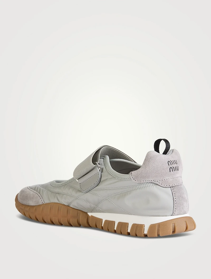 Tyre Technical Fabric Ballet Sneakers