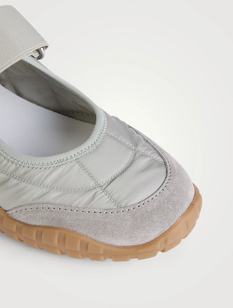 Tyre Technical Fabric Ballet Sneakers