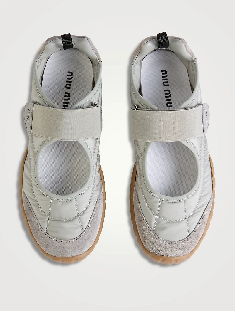 Tyre Technical Fabric Ballet Sneakers