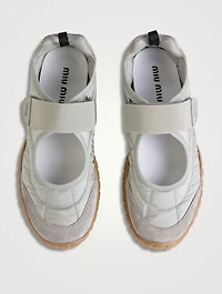 Tyre Technical Fabric Ballet Sneakers