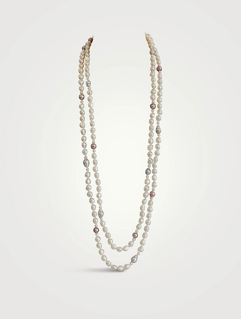 Double Strand Baroque Pearl Necklace