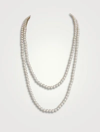 Double Strand Pearl Necklace