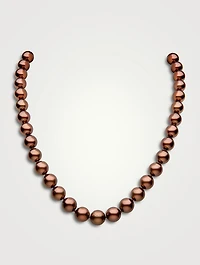 18K Rose Gold Tahitian Pearl Necklace