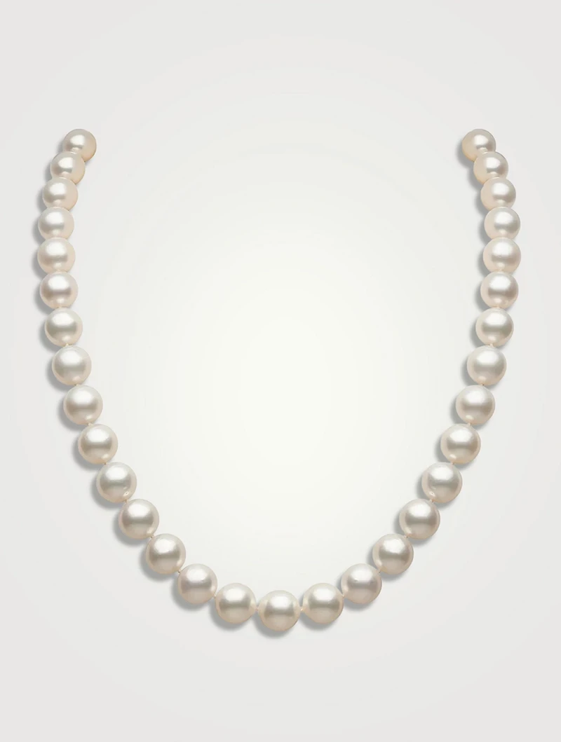 18K White Gold South Sea Pearl Necklace