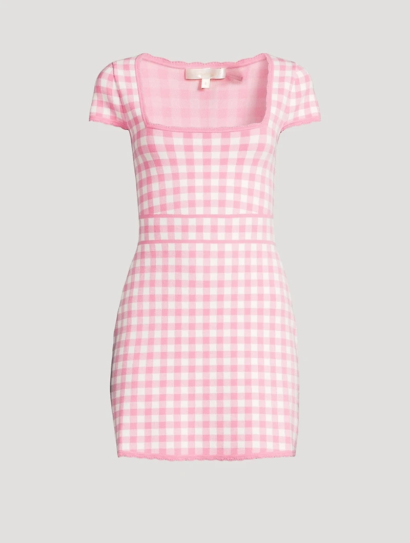 Kellen Mini Dress Gingham Print