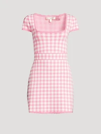 Kellen Mini Dress Gingham Print