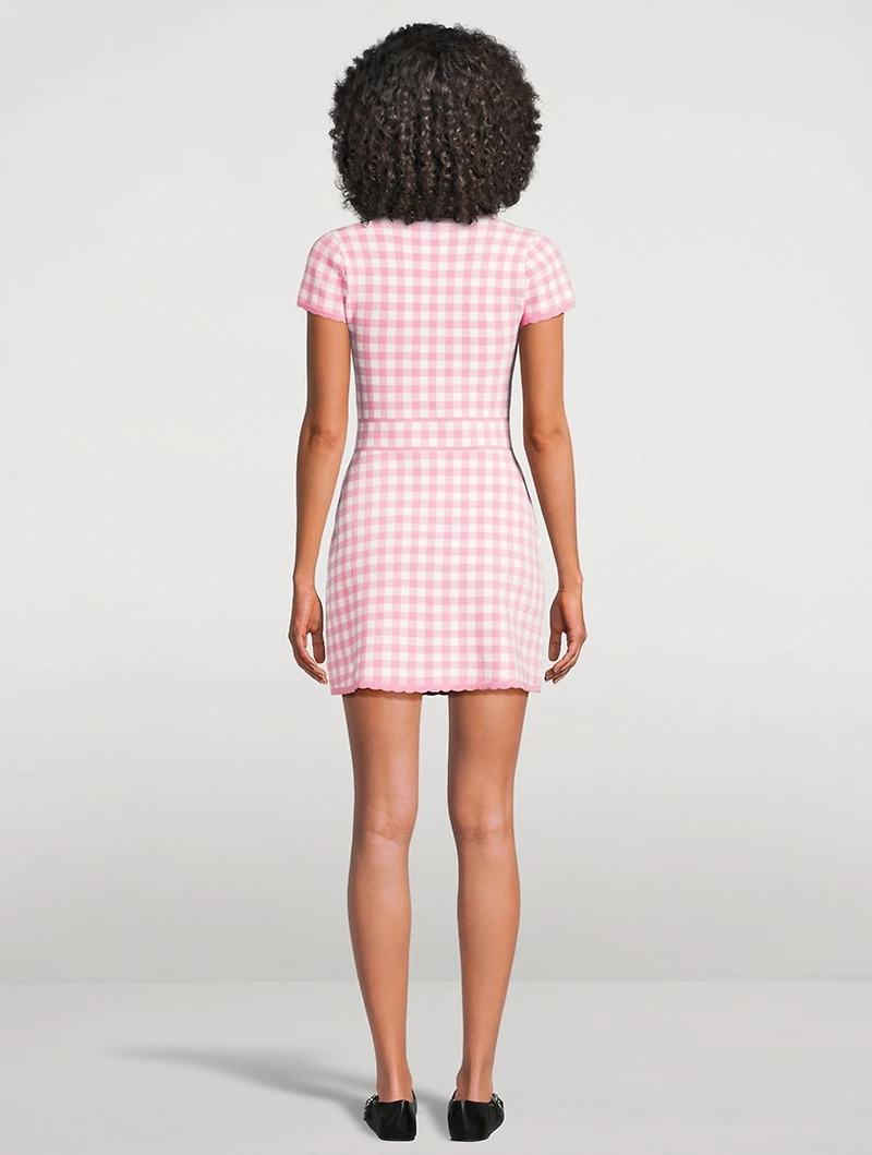Kellen Mini Dress Gingham Print