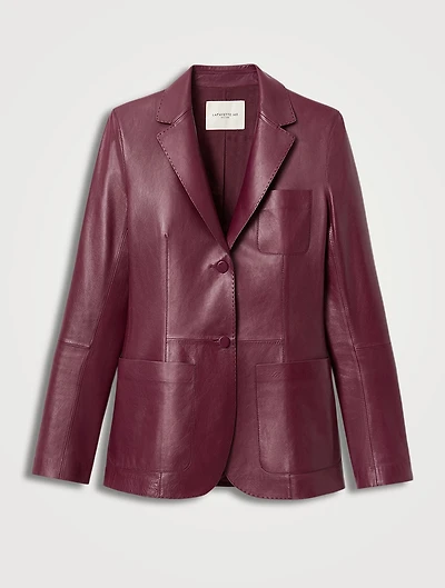 Leather Blazer
