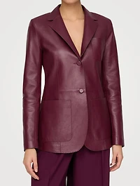 Leather Blazer