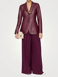 Leather Blazer