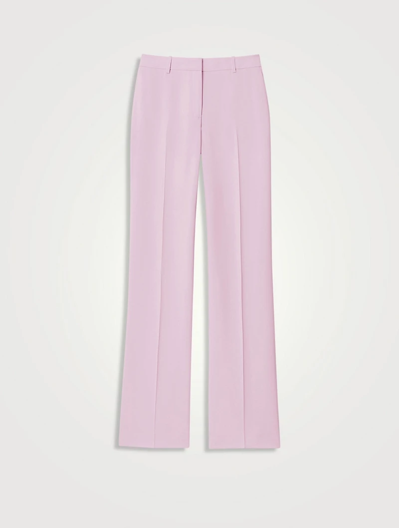 Gates Finesse Crêpe Straight-Leg Trousers