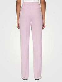 Gates Finesse Crêpe Straight-Leg Trousers