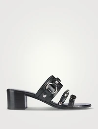 City Leather Mules