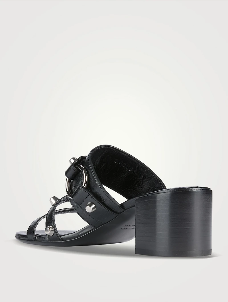 City Leather Mules