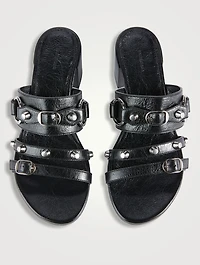 City Leather Mules
