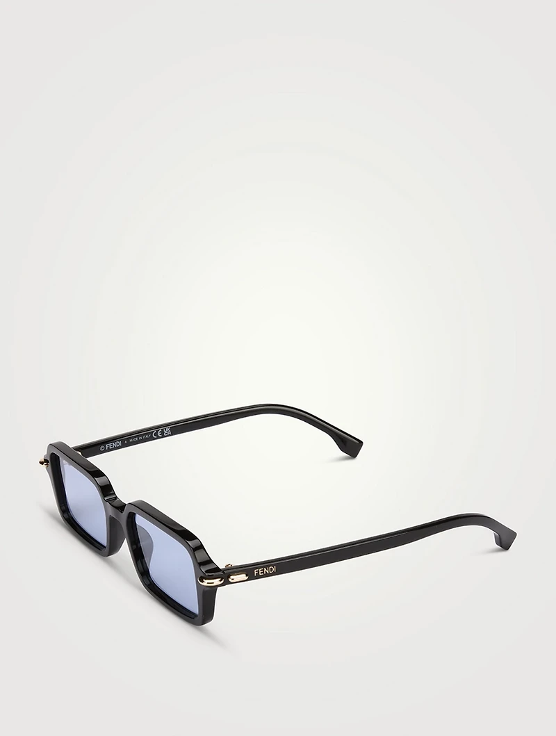 Fendi Selleria Rectangular Sunglasses