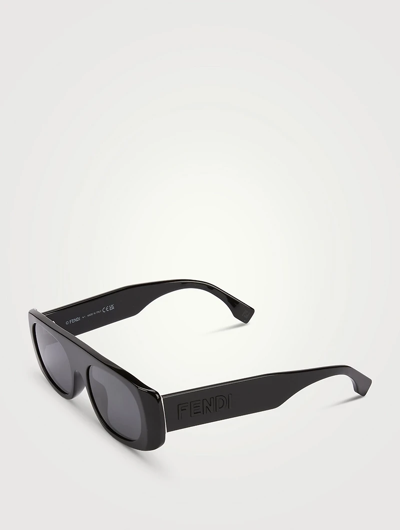 Fendi Signature Rectangular Sunglasses