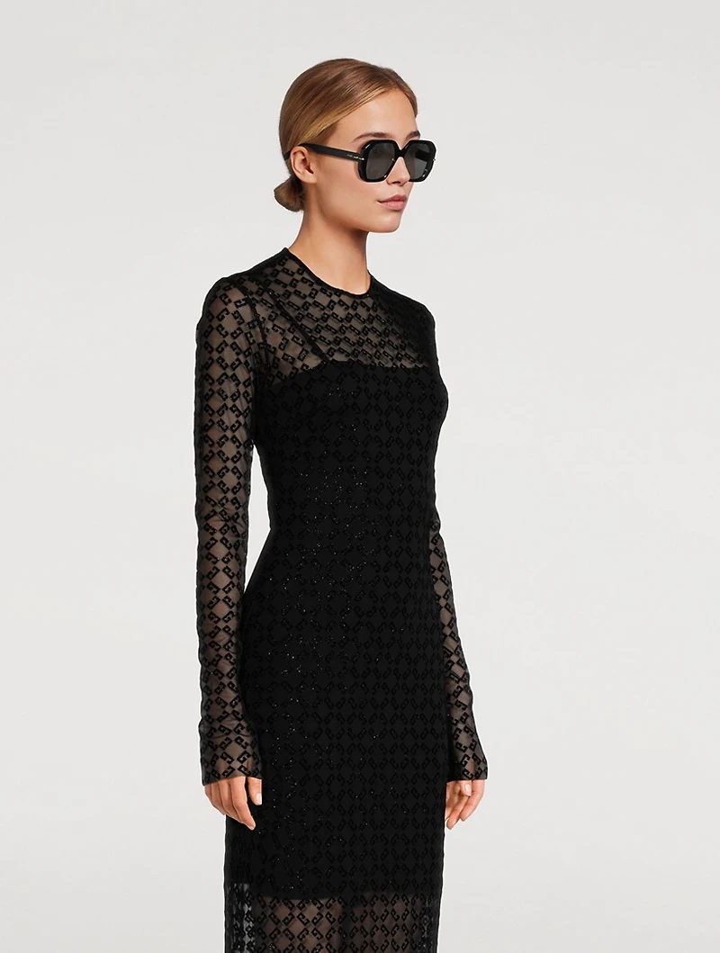 Fendi Selleria Geometric Sunglasses