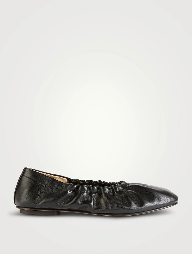 Mica Leather Ballet Flats