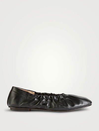 Mica Leather Ballet Flats
