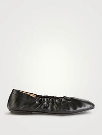 Mica Leather Ballet Flats