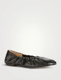 Mica Leather Ballet Flats