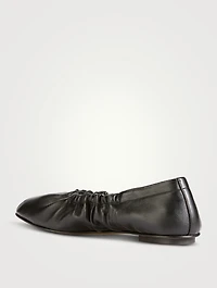 Mica Leather Ballet Flats