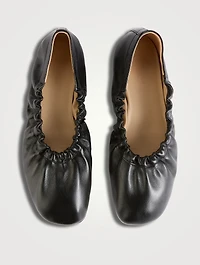 Mica Leather Ballet Flats