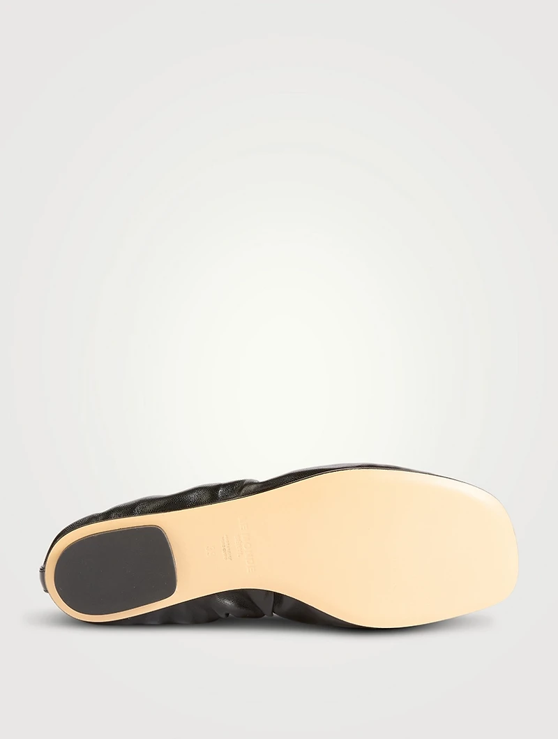 Mica Leather Ballet Flats
