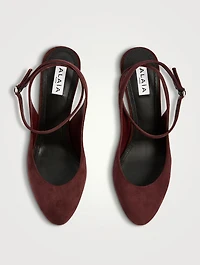 Decollete Suede Pumps