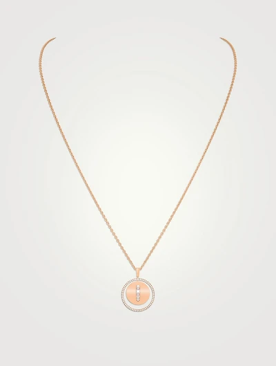 Lucky Move Gold Necklace With Diamonds
