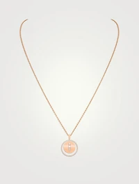 Lucky Move Gold Necklace With Diamonds