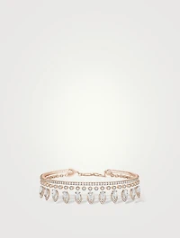 Desert Bloom 18K Rose Gold Skinny Bracelet With Diamonds