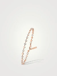 Small D-Vibes 18K Rose Gold Bracelet With Diamonds
