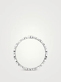 Move Iconica 18K White Gold Bracelet With Pavé Diamonds