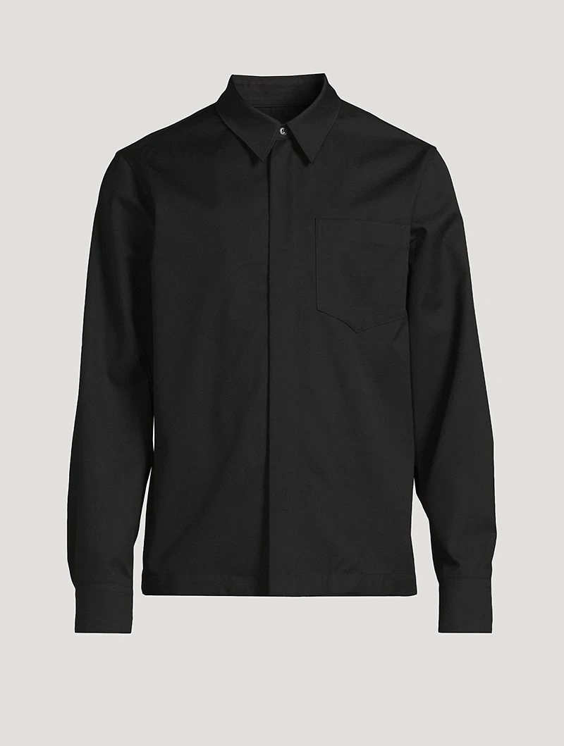 Corran Cotton And Wool Shirt