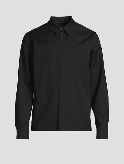 Corran Cotton And Wool Shirt