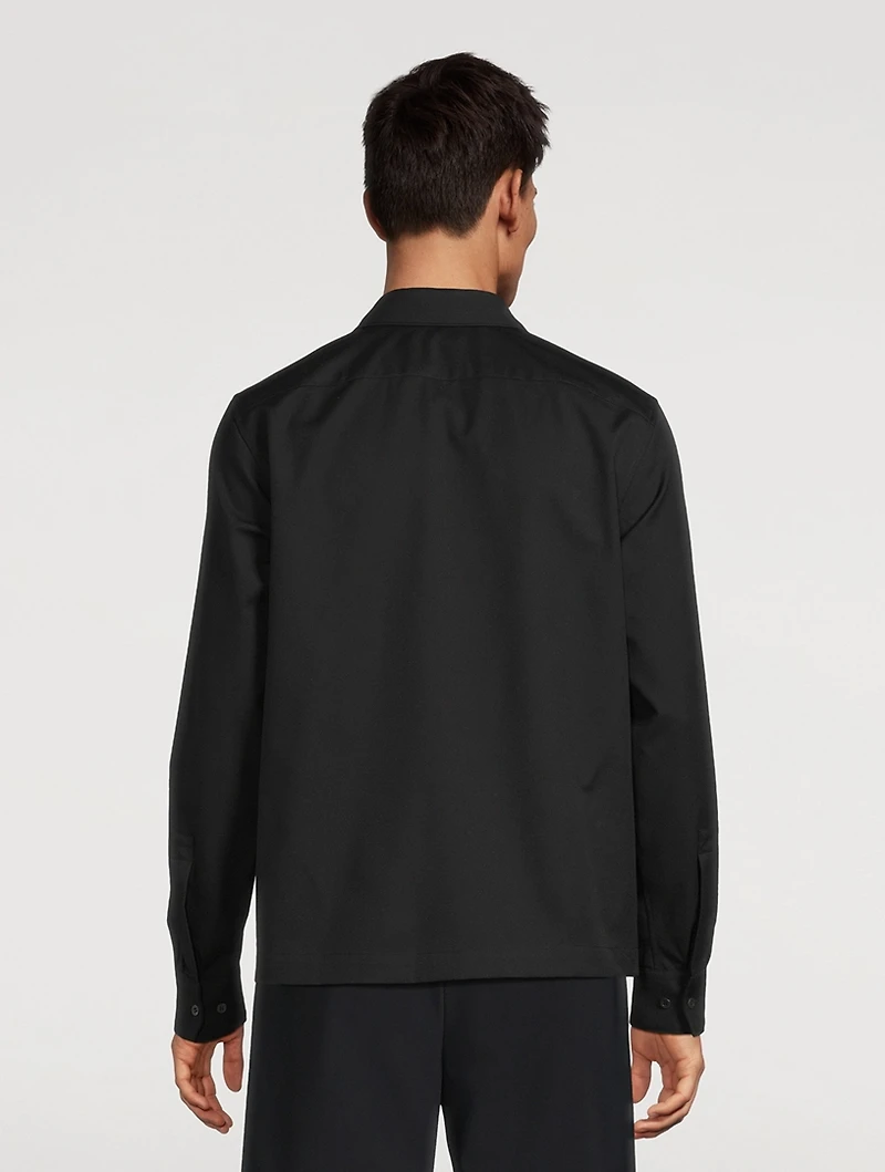 Corran Cotton And Wool Shirt