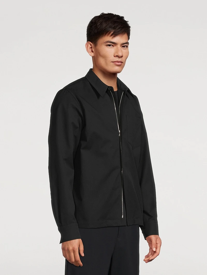 Corran Cotton And Wool Shirt
