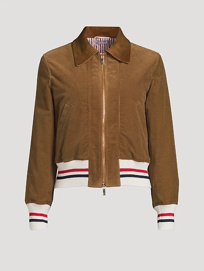 Down Corduroy Flight Jacket