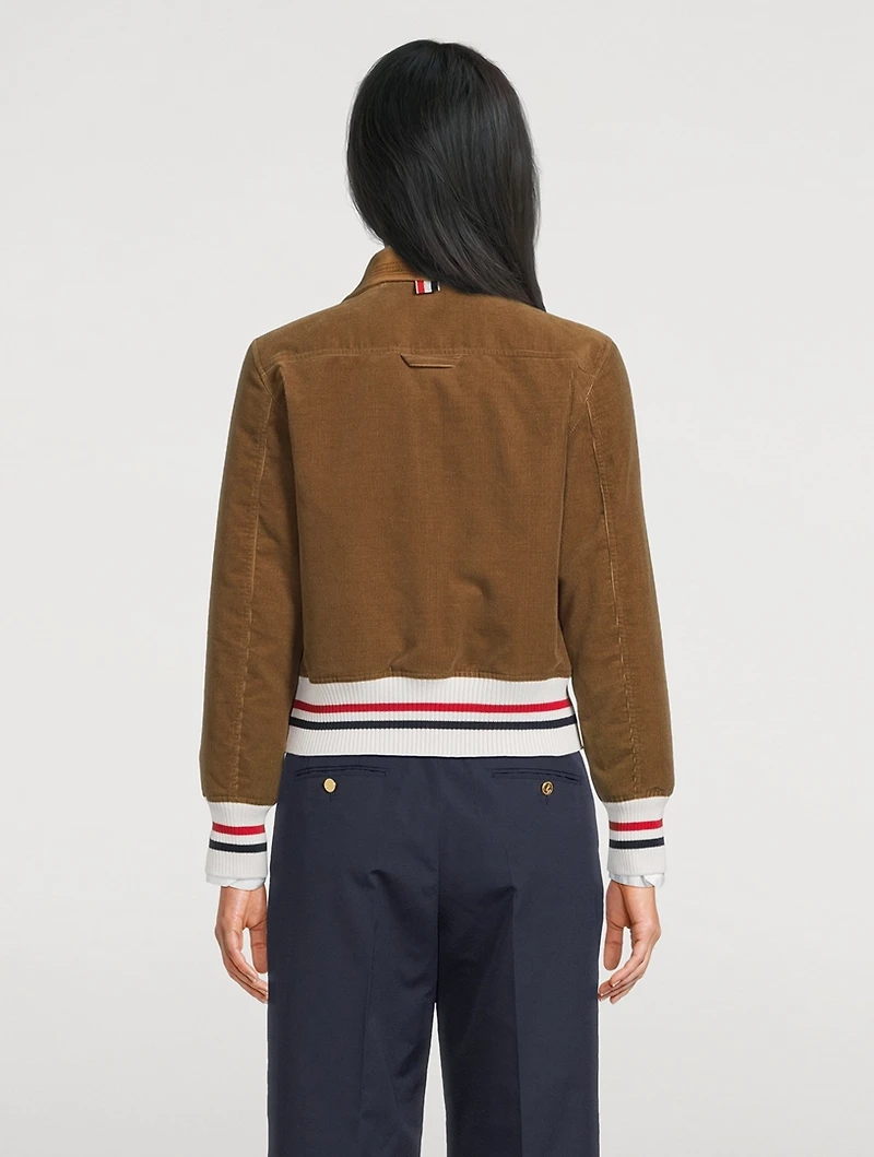 Down Corduroy Flight Jacket