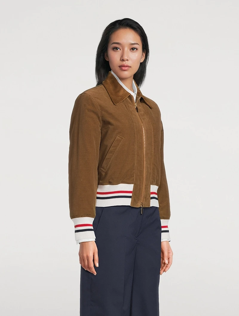 Down Corduroy Flight Jacket